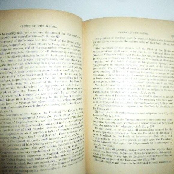 1877 Constitution UNITED STATES of AMERICA Henry Smith Rules & Orders 3rd Ed. - Picture 7 of 10